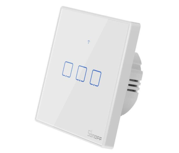 Sonoff Dotykowy Włącznik T0 EU TX (WiFi+RF433 3-kanałowy) - 645663 - zdjęcie 2